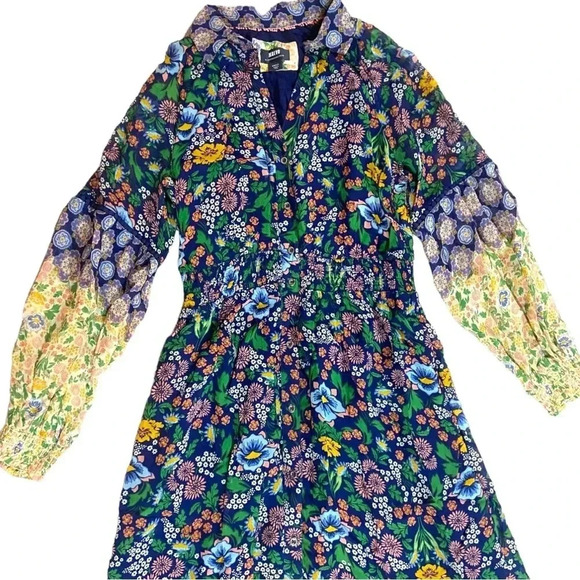 Anthropologie Maeve Ondine Maxi Dress Sz S Floral Cottagecore Feminine - Picture 4 of 7